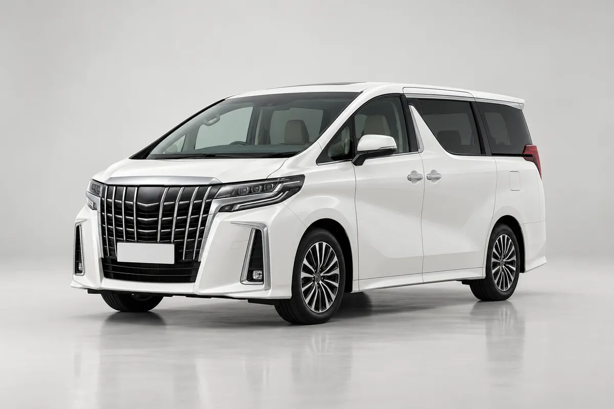 Maxicab 7, white, studio view